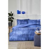 Özdilek Horizon Mavi Battal Boy Lastikli Fitted Çarşaf Nevresim Takımı