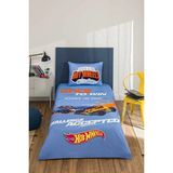 Özdilek Hotwheels Race To Win Tek Kişilik Lisanslı Lastikli Çocuk Nevresim Takımı - Mavi