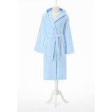Özdilek Imperial Kapüşonlu Bornoz - Mavi - XL