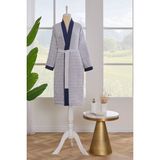 Özdilek Inclined Kimono Bornoz - XL - Mavi