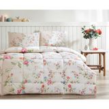 Özdilek Krem Renkli Çiçek Desenli Tek Kişilik Uyku Seti Pamuk Polyester 155 x 215 cm - Krem Rengi