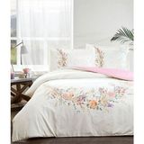 Özdilek Lavender Lila Çift Kişilik Nevresim Takımı 200 x 220 cm Çiçek Desenli Pamuk Kumaş
