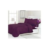 Özdilek Line King Size Saten Nevresim Takımı - 220 x 240 cm - Koyu Mürdüm