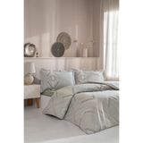 ÖZDİLEK Linea Etnica Çift Kişilik Nevresim Takımı,Krem 200 X 220