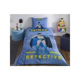Özdilek Lisanslı Fitted Çarşaflı Tek Kişilik Çocuk Nevresim Takımı Batman Detective Mavi 1295