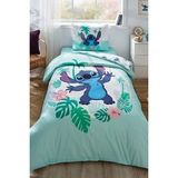 Özdilek Lisanslı Lastikli Çarşaflı Tek Kişilik Çocuk Nevresim Takımı-Stitch Summer Mint (Mint Yeşili)