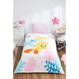 Özdilek Lisanslı -Tweety- Tek Kişilik Çocuk Battaniye (150X200) - Renkli - 150 x 200 cm