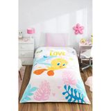 Özdilek Lisanslı -Tweety- Tek Kişilik Çocuk Battaniye (150X200)
