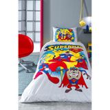 Ozdilek Looney Tunes Superman Tek Kisilik Lisansli Cocuk Nevresim Takimi Sari