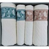 Özdilek Loseta Best Set (Hamam Takımı) Bej-Mint - 90 x 150 cm