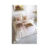 Özdilek Love Winter Art 3D Bej Çift Kişilik Nevresim Takımı