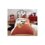 Özdilek Mickey Funtastic Tek Kişilik Nevresim Takımı, Kırmızı