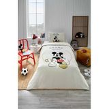 Özdilek Mickey Mouse Champ Tek Kişilik Disney Lisanslı Lastikli Çarşaf Çocuk Pike Takımı Renksiz