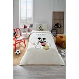 Özdilek Mickey Mouse Champ Tek Kişilik Disney Lisanslı Lastikli Çarşaf Çocuk Pike Takımı