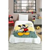 Özdilek Mickey Mouse Happines Disney Lisanslı Tek Kişilik Çocuk Battaniyesi 155x215 cm