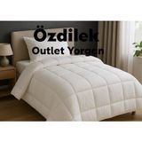 Özdilek Microsoft Outlet Tek Kişilik Silikon Beyaz Yorgan (155X215) - 155 x 215 cm