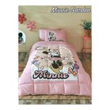 Özdilek Minnie Garden Tek Kişilik Disney Lisanslı Lastikli Çarşaf Uyku Seti