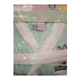 Özdilek Minnie Mouse Heart Nakışlı Disney Lisanslı Kapüşonlu Çocuk Bornozu 7/8 Yaş