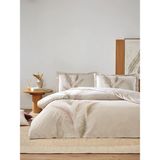 Özdilek Miscanthus King Size Nevresim Takımı %100 Pamuk - Bej - 220 x 240 cm