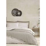 Özdilek Natural Çift Kişilik Pikeli Nevresim Takımı - Bej - 200 x 220 cm