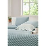 Özdilek Natural Line Battal Boy Nevresim Takımı - 220 x 240 cm - Mavi