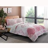 Özdilek Nelumbo Soft Life Saten Mavi 200x220 Cm Çift Kişilik Nevresim Takımı