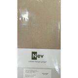 Özdilek Nev Marka Lastikli Fitted Penye Çarşaf 100X200 + 30 cm ( Yükseklik 30 cm ) Bej - Beyaz - 100x200cm