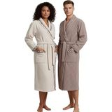 Özdilek Nev Snug Aile Seti Bornoz, Bej-Krem, Standart Beden, Unisex