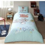 Özdilek Nevresim Takımı Ranforce Tek Kişilik Ysl Tom And Jerry Run (L) - Kahverengi