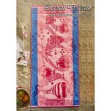Özdilek Nice Ocean Dream 70*150 Plaj Havlusu - 70 x 150 cm - Pembe