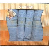 Özdilek Nihavent Best Set Hamam Takımı Mavi - Çok Renkli - 90 x 150 cm