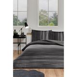 Özdilek Notte Çift Kişilik Lastikli Fitted Çarşaf Nevresim Takımı - Antrasit - 200 x 220 cm