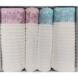 Özdilek Ochıba best set hamam takımı - 50 x 80 cm - Açık Mavi - Pembe