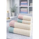 Özdilek Ochiba Best Set (Hamam Takımı) Mint-Pembe - 90 x 150 cm - Mint Yeşili - Pembe