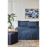 Özdilek Oregon Fitted Tek Kişilik Nevresim Takımı - Lacivert - 160 x 220 cm