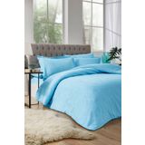 Özdilek Ornament Çift Kişilik Jakarlı Saten Nevresim Takımı Aqua