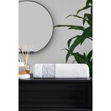 Özdilek Osier Banyo Havlusu 90X150 cm - BEYAZ/GRİ - Beyaz - Gri