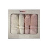 Özdilek Özdielk Dory Best Set Hamam Takımı Pudra - Krem