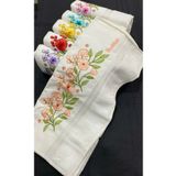 Özdilek Özdilek 6 ADET Nakışlı 50X90 cm Çeyizlik El Yüz Havlusu