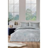 ÖZDİLEK Özdilek Astral Çift Kişilik Soft Life Saten Nevresim Takımı,Mavi 200 X 220