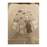 Özdilek Özdilek Bebek Battaniyesi Hello Rabbit Bej