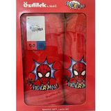 Özdilek Özdilek Dsny Spiderman Red Kırmızı Banyo Seti - 50 x 80 cm