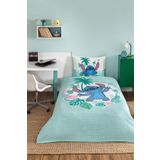 Özdilek Özdilek Stitch Summer Tek Kişilik Disney Lisanslı Lastikli Çarşaf Çocuk Nevresim Takımı