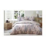 Özdilek Pamuk Saten Çift Kişilik Nevresim Takımı Softlıfe Krem Vıntage Rug - 200 x 220 cm