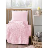 Özdilek Pembe Desenli Bebek Battaniyesi 100X120 cm Yumuşak Polyester Doku 360 gr Ağırlık - 100 x 120 cm