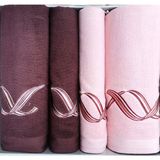 Özdilek Pink Wave Best Set (Hamam Takımı) Bordo-Pembe - Standart