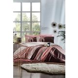 Özdilek Pink Wave Çift Kişilik Soft Life Saten Nevresim Takımı