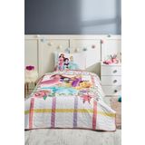 Özdilek Princess Flowers Tek Kişilik Disney Lisanslı 160x230 Çocuk Yatak Örtüsü