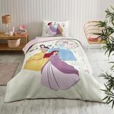 Özdilek Princess Time Disney Lisanslı Lastikli Fitted Çarşaf Kapitone Çocuk Tek Kişilik Nevresim Takımı