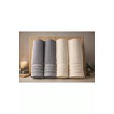 Özdilek Quadruple Gri-açık Sarı Best Set (hamam Takımı)